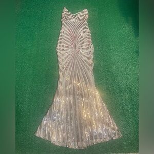 Love Culture Metallic Sequin Dress
